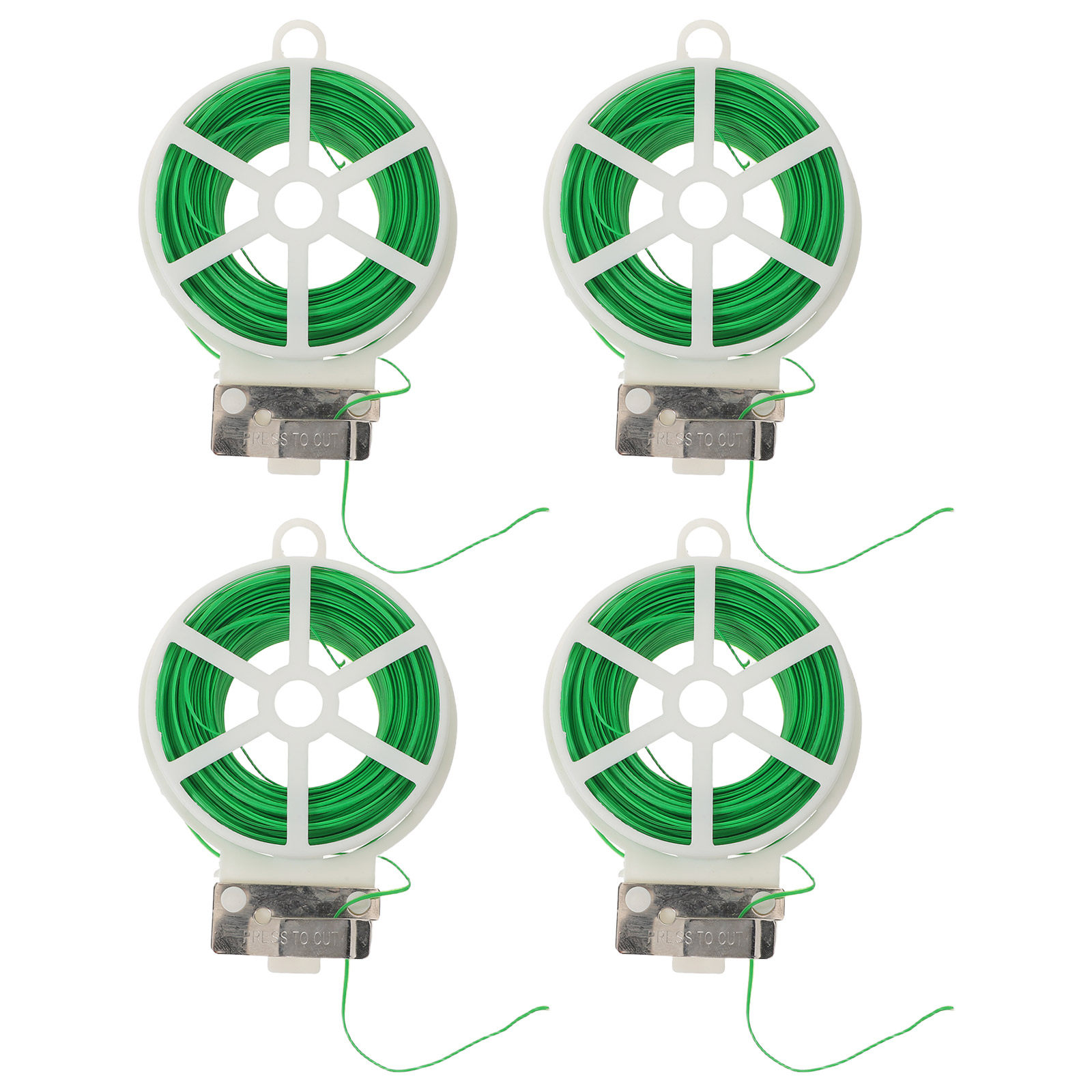 Us Bonsai Garden - 4 Rolls Green Plastic Coated Garden