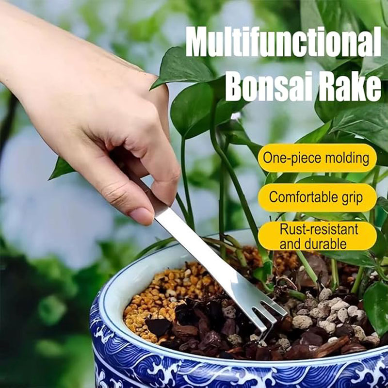 Stainless Steel Root Rake Hand - Bonsai Garden Tools review and price