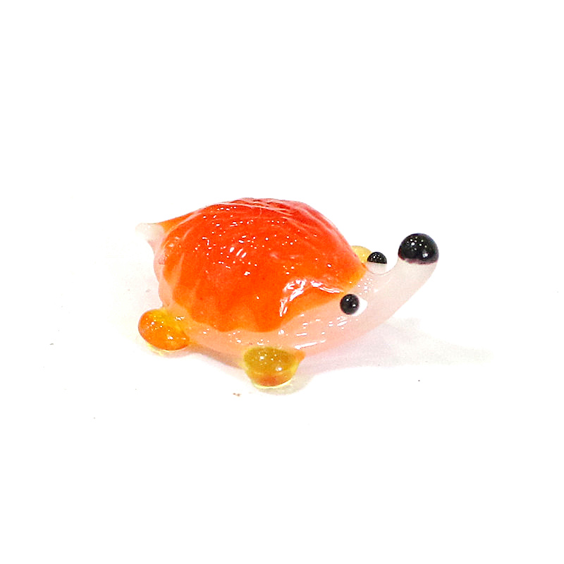Handmade Mini Glass Hedgehog F - Japan Bonsai Garden review and price