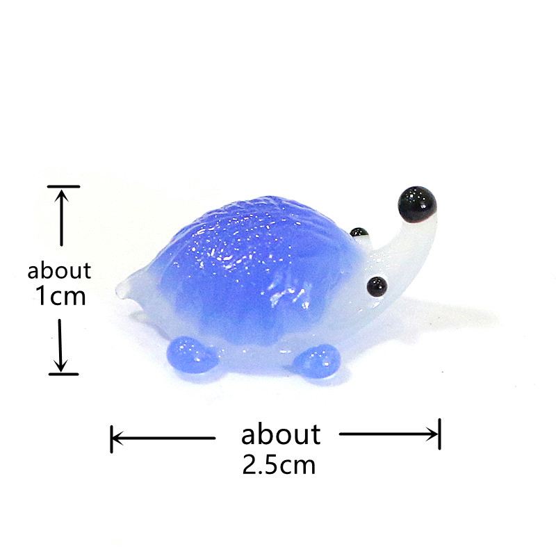 Handmade Mini Glass Hedgehog F - Japan Bonsai Garden review and price