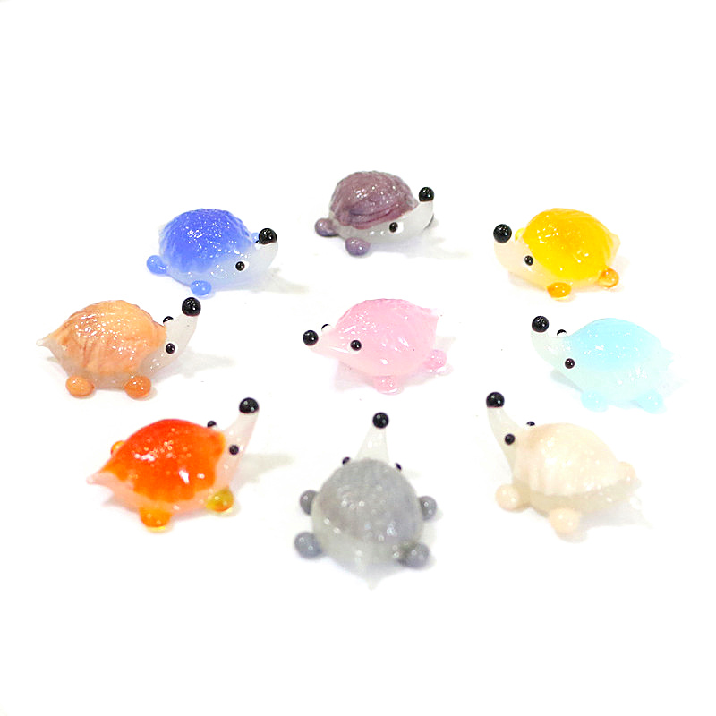 Handmade Mini Glass Hedgehog F - Japan Bonsai Garden review and price