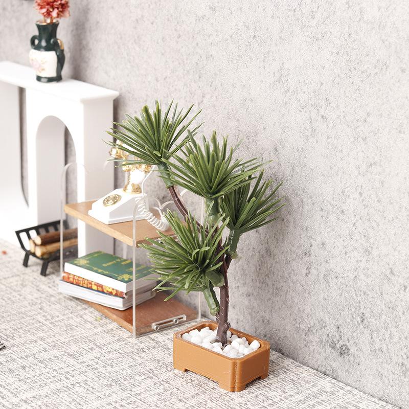 1Pcs 1/12 Dollhouse Simulation - Us Bonsai Garden review and price
