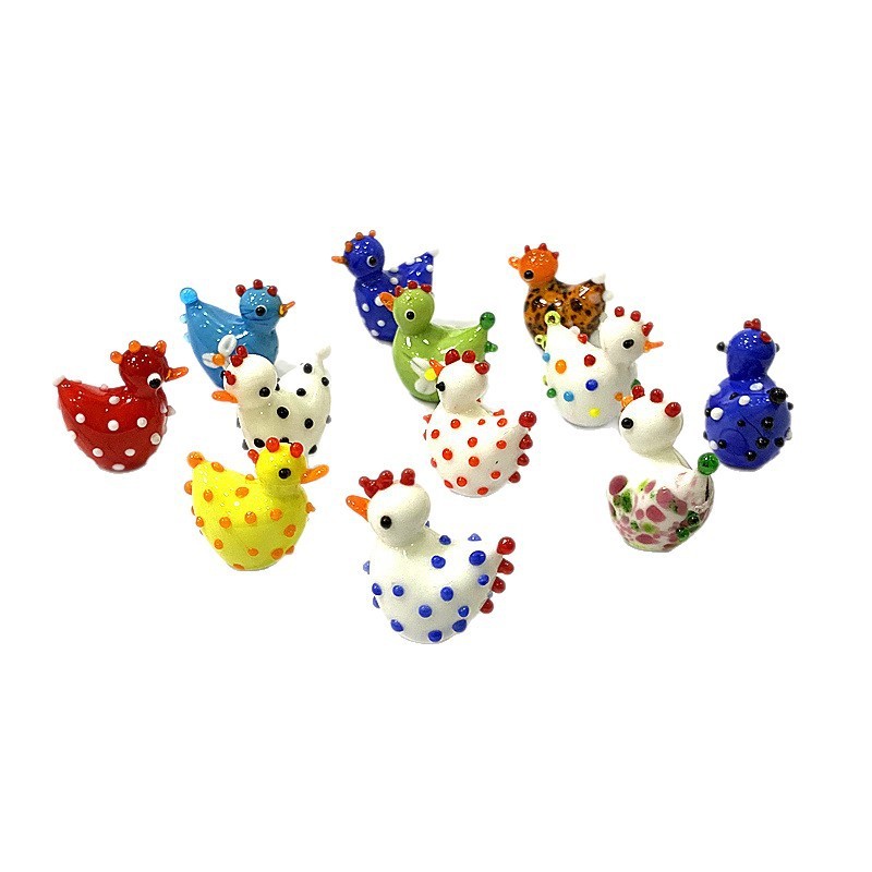 2PCS Handmade Cute Glass Chick - Japan Bonsai Garden review and price