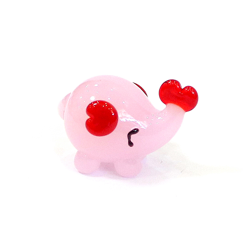Cute Mini Glass Elephant Figur - Japan Bonsai Garden review and price